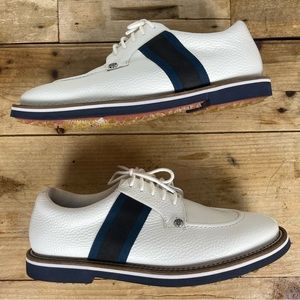 G/Fore Limited Edition Gallivanter Golf Shoes - White/Black/Navy - Men's 8.5